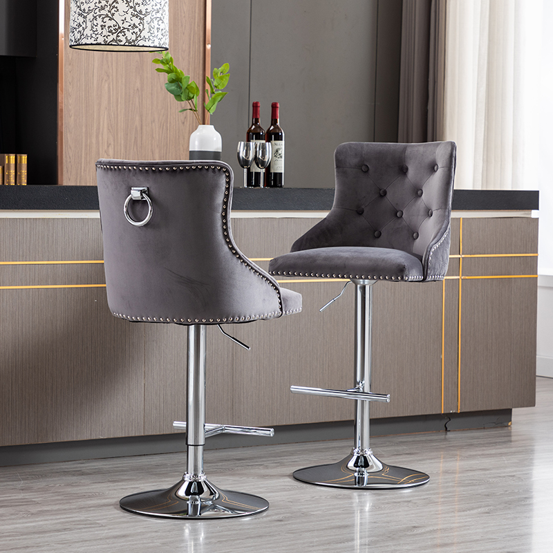 RXC1850 & 1851 Vintage Adjustable Height York Bar Stool